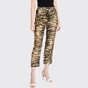 Rachel Comey Zebra Print Linen Pants Size 0